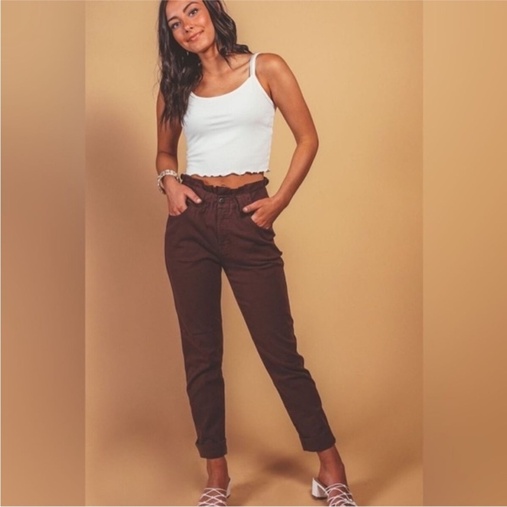 Pistola High-Rise Paperbag Waist Women's Pants